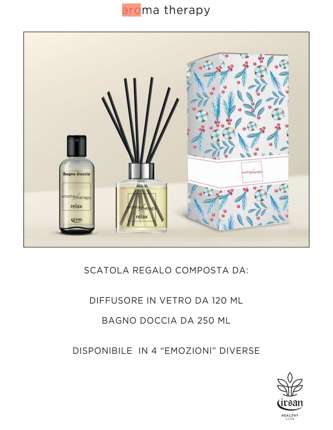 DIFFUSORE PER AMBIANTE+BAGNODOCCIA