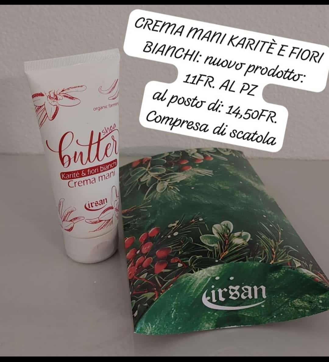 CREMA MANI: KARITÉ & FIORI BIANCHI